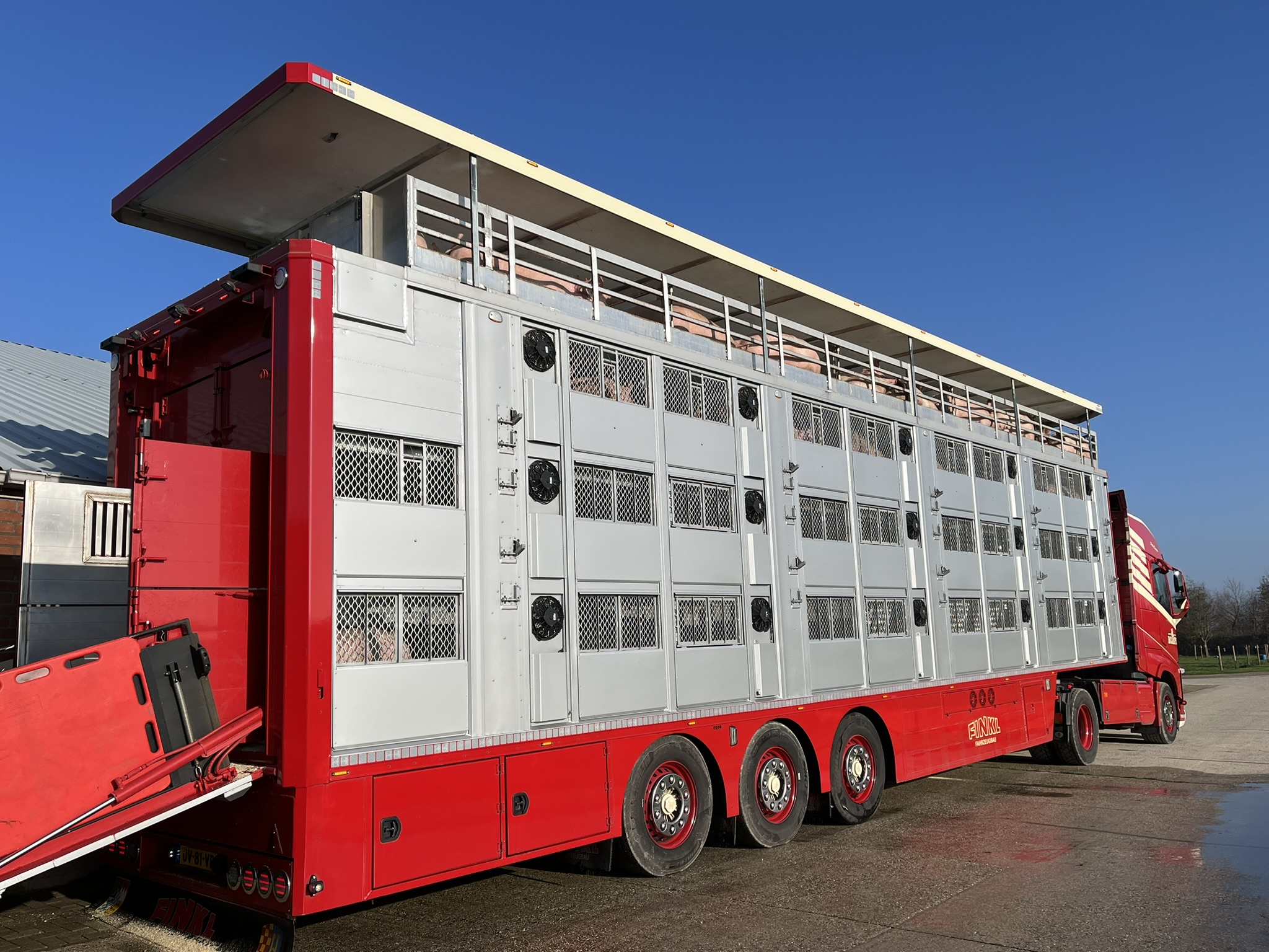 Onderzoek Wageningen University: dieren comfortabel tijdens transport